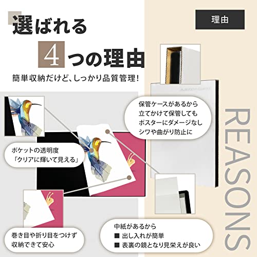 グリーンウィーク B2 ポスター ファイル 収納20枚(中紙収納ケース付)GWB2F-20 グリーンウィーク B2 ポスター ファイル 収納20枚(中紙収納ケース付)GWB2F-20