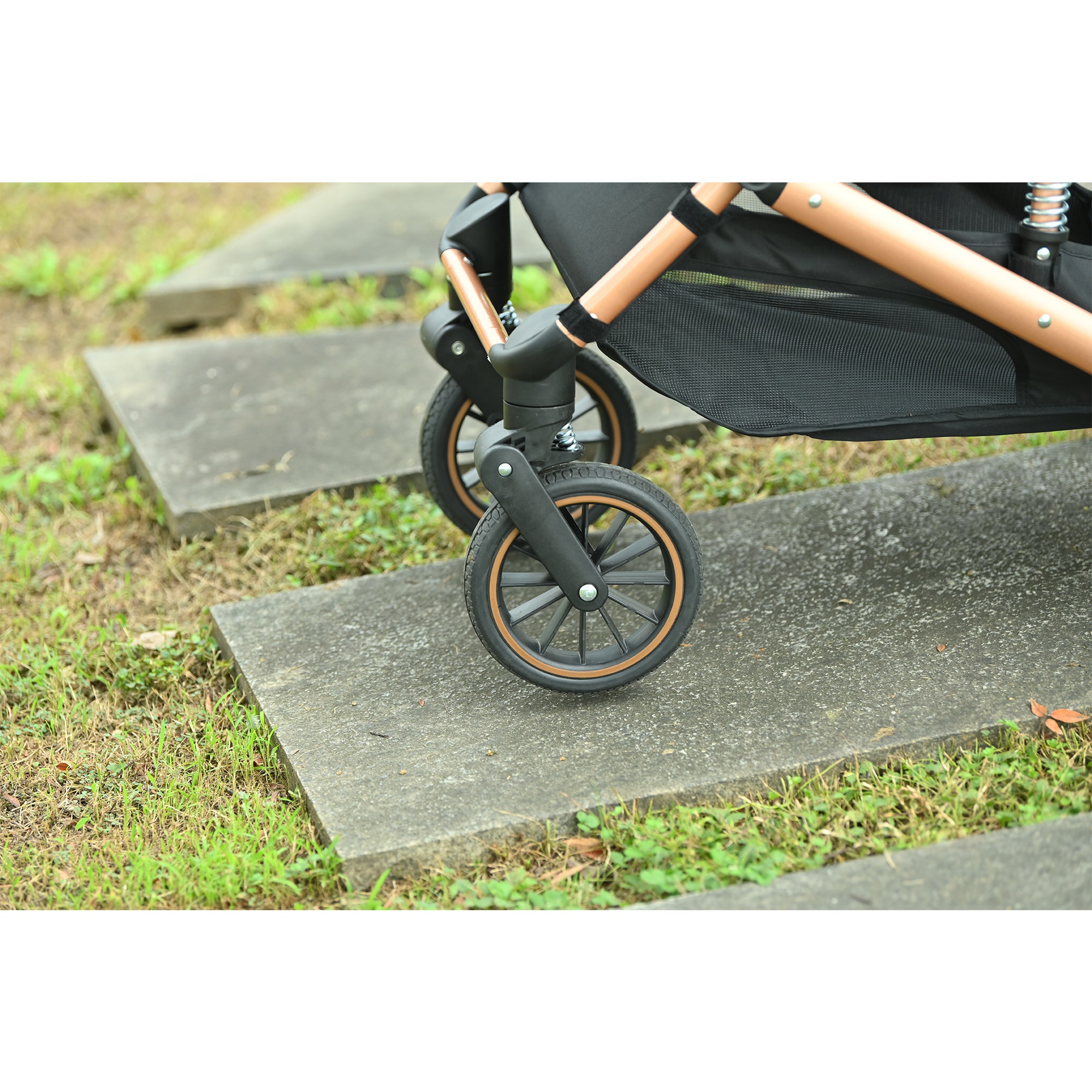 【国内発送】127 ペットカート Msize 対面式 分離式 2way 折りたたみ 多頭 中型犬 小型犬 フルオーペン 4輪 アルミ製 収納 軽量 ストッパー付き ダンパー付き 組立簡単 犬カート ド