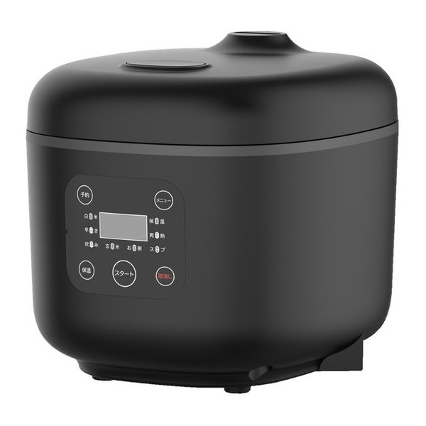 炊飯器 3合 マイコン炊飯ジャー 新生活 1人暮らし 一人暮らし RM-204H BK ブラック OKOMEDAKI