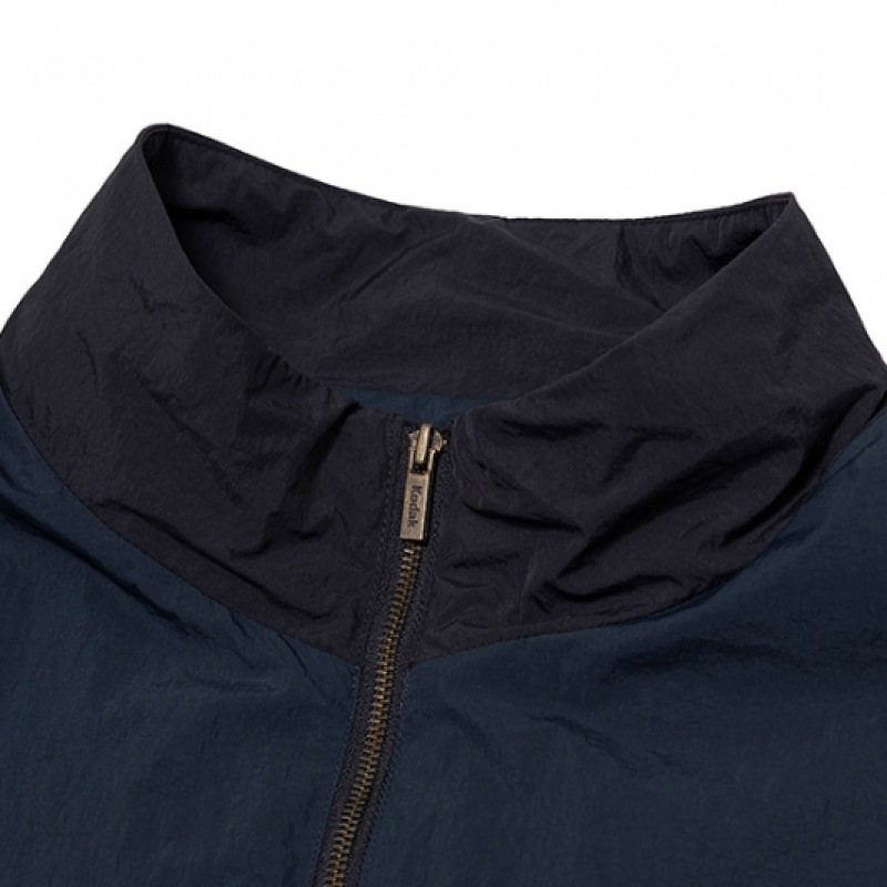 KODAK Apparel コダカラー セミオーバーフィット アノラック NAVY