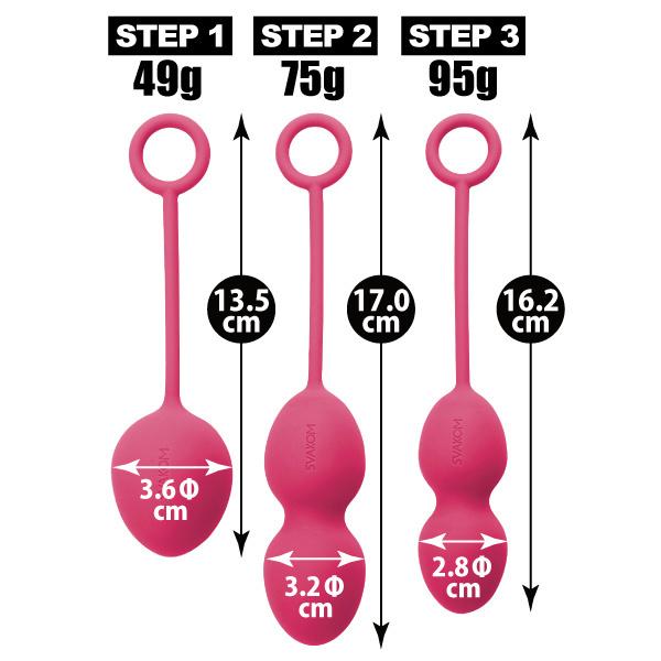 フェムテック 産後 膣トレ ケーゲルボール　尿漏れ トレーニング 女性用 ケーゲルボール３種セット