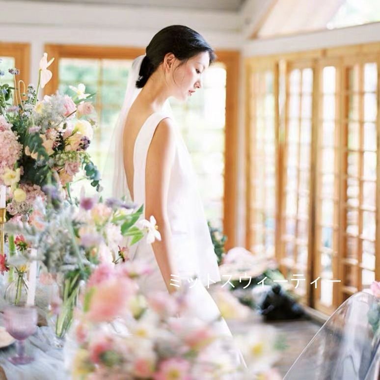 ウェディングドレス 二次会 前撮り 結婚式 披露宴 パーティー スレンダードレス ロングドレス 袖なし ホワイト マーメイドラインドレス フォトウェディング ウェディングドレス 二次会 前撮り 結婚式 披露宴 パーティー スレンダードレス ロングドレス 袖なし ホワイト マーメイドラインドレス フォトウェディング