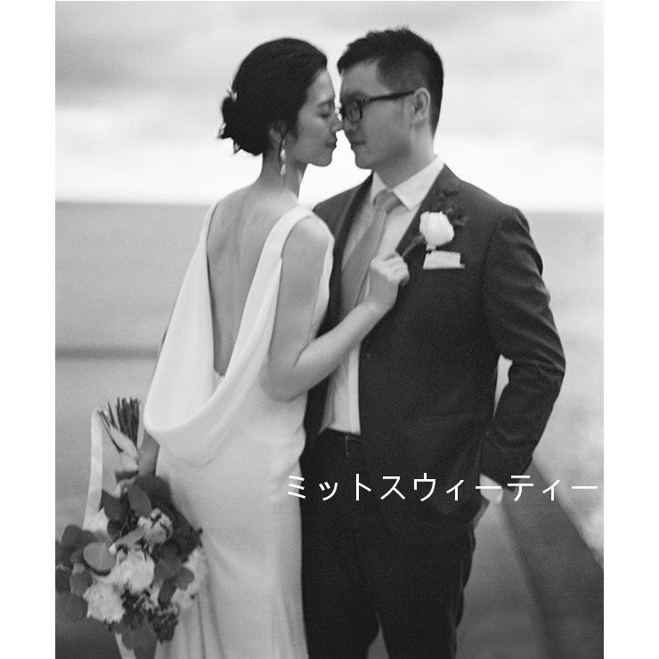 ウェディングドレス 二次会 前撮り 結婚式 披露宴 パーティー スレンダードレス ロングドレス 袖なし ホワイト マーメイドラインドレス フォトウェディング ウェディングドレス 二次会 前撮り 結婚式 披露宴 パーティー スレンダードレス ロングドレス 袖なし ホワイト マーメイドラインドレス フォトウェディング
