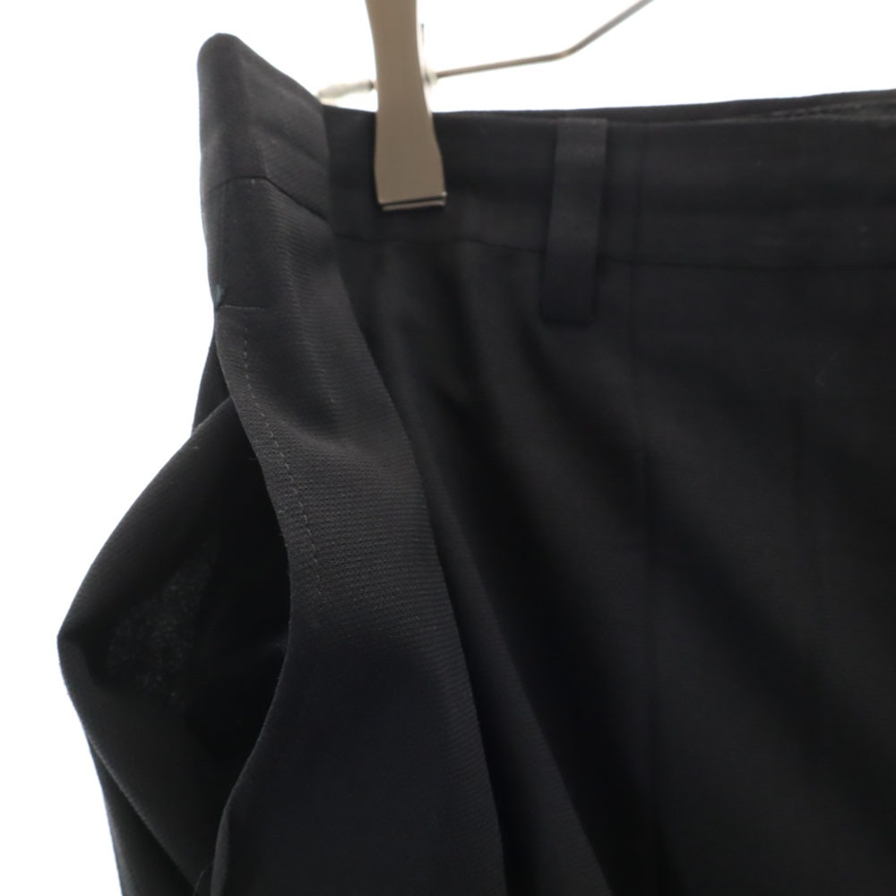 90s 日本製 オールド ボタンフライ プリーツ スラックスパンツ L ブラック メンズ 90s 日本製 オールド ボタンフライ プリーツ スラックスパンツ L ブラック メンズ