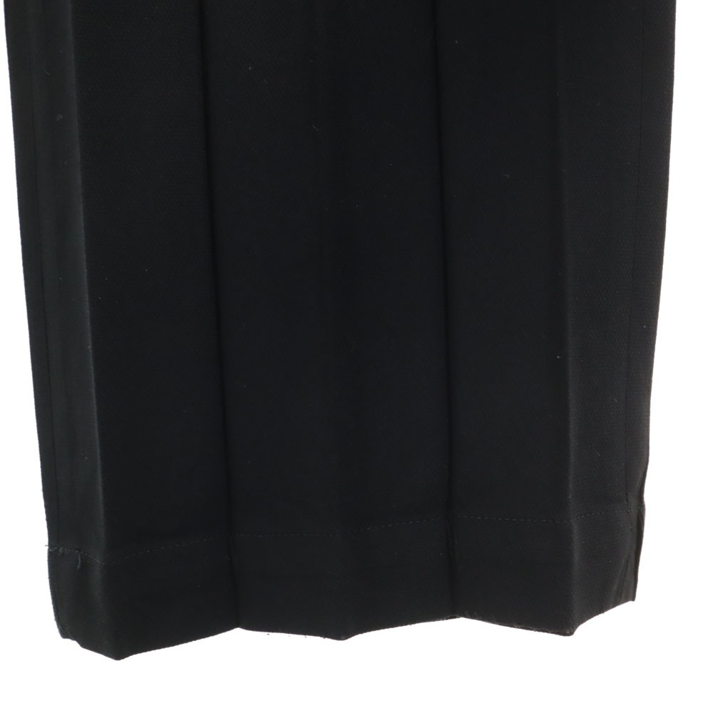 90s 日本製 オールド ボタンフライ プリーツ スラックスパンツ L ブラック メンズ 90s 日本製 オールド ボタンフライ プリーツ スラックスパンツ L ブラック メンズ