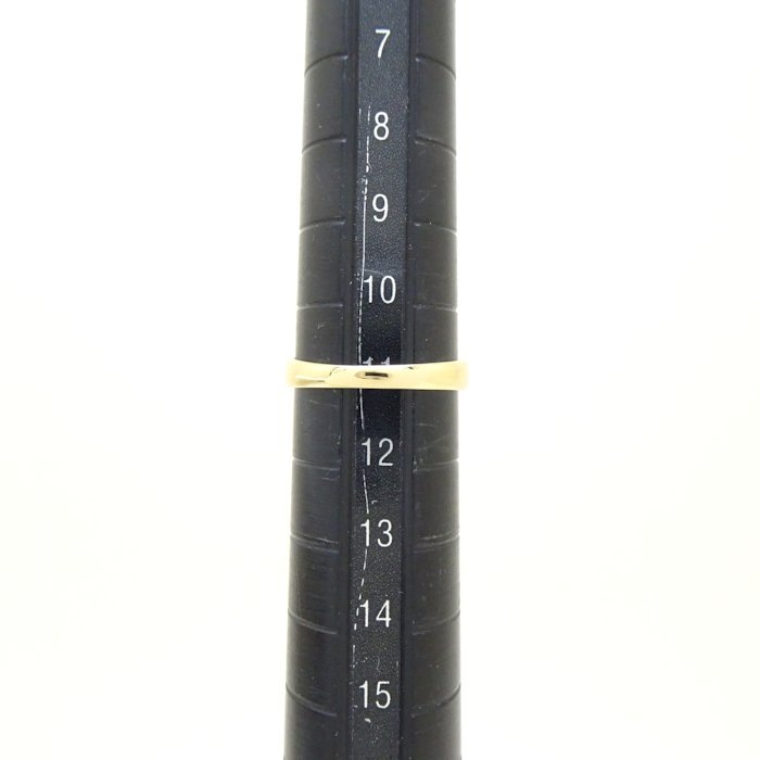 K22 1/20oz マン島エンジェル コイン 1987年 リング 指輪 金貨 11号 K18YG イエローゴールドxPt900プラチナ /65011【中古】