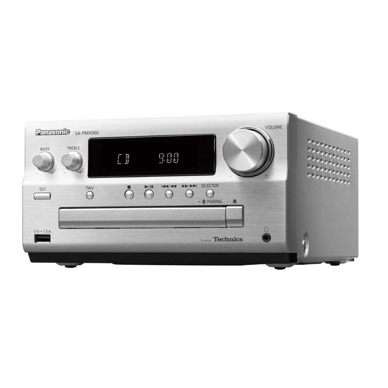 Panasonic ミニコンポ シルバー/ホワイト