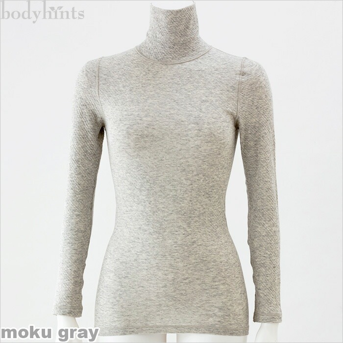 綿100% ハイネック長袖インナー レディース ふわふわエアリーガーゼ リバーシブル着用可 敏感肌 汗取り 冷えとり 冷え取り 冷え性 コットン 100 おしゃれ 締め付けない 肌着 無地 シンプル