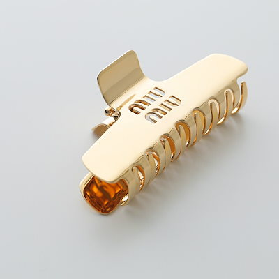miumiuヘアクリップ【正規品】 miu MIUMIU ミュウミュウ ヘアクリップ 5IF218 2DTU レディース