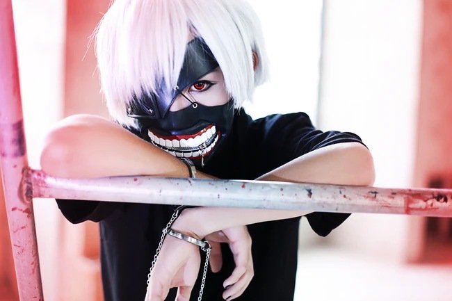 東京喰種 金木研 コスプレ衣装 マスク+ウィッグ付き コスチューム 仮装 学園祭 文化祭 ハロウィン クリスマス イベント プレゼント 東京喰種 金木研 コスプレ衣装 マスク+ウィッグ付き コスチューム 仮装 学園祭 文化祭 ハロウィン クリスマス イベント プレゼント