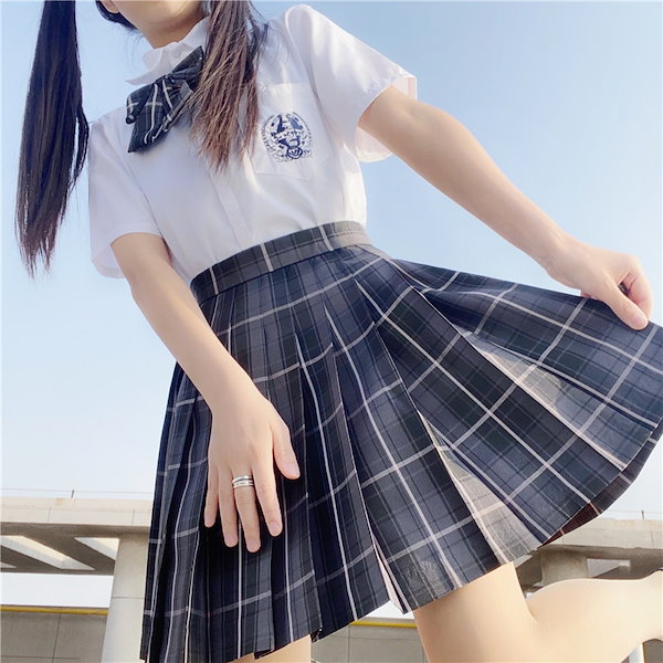 Qoo10] 【本日限定】jk制服 長袖の 日本のチェ