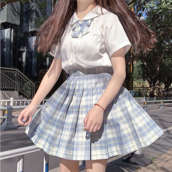 Qoo10] 【本日限定】jk制服 長袖の 日本のチェ