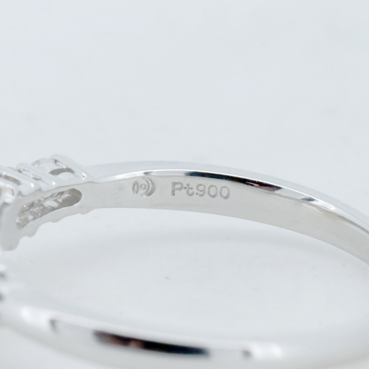 パール ダイヤモンド リング 指輪 8.5ミリ 0.28ct 18.5号 Pt900(プラチナ) 質屋出品 パール ダイヤモンド リング 指輪 8.5ミリ 0.28ct 18.5号 Pt900(プラチナ) 質屋出品