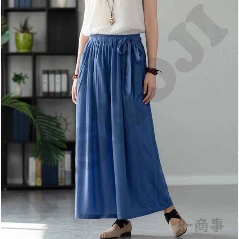 ワイドパンツ レディース ガウチョパンツ 春 夏 大きいサイズ ボトムス キュロット パンツ フレアパンツ 体型カバー リラックス 着痩せ