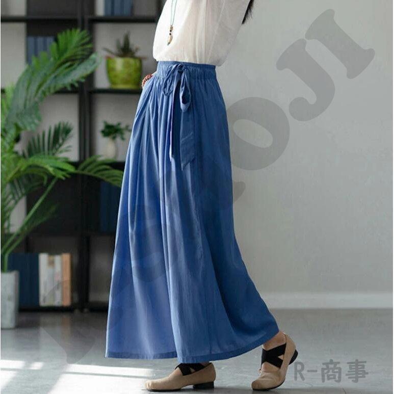 ワイドパンツ レディース ガウチョパンツ 春 夏 大きいサイズ ボトムス キュロット パンツ フレアパンツ 体型カバー リラックス 着痩せ