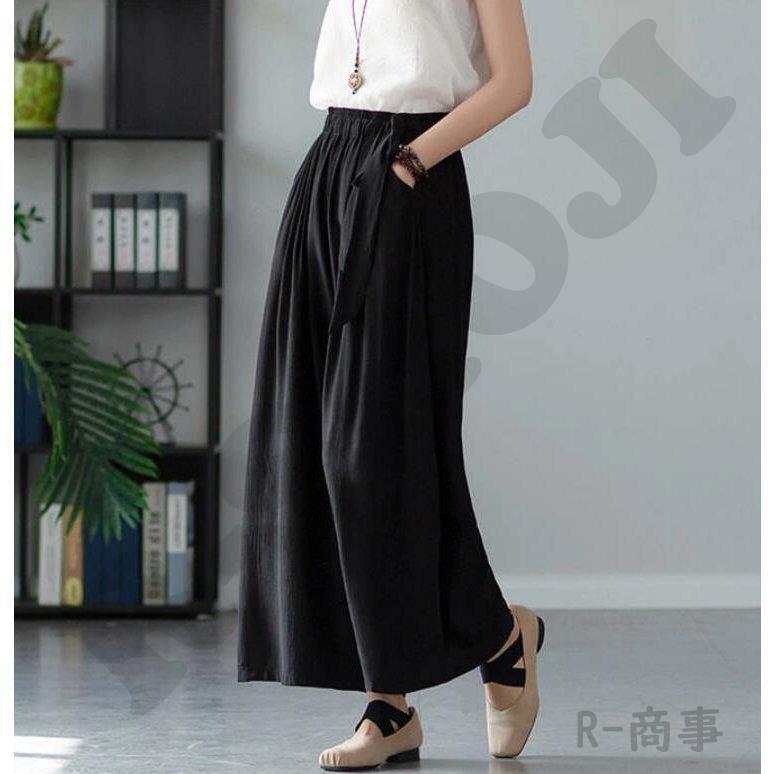 ワイドパンツ レディース ガウチョパンツ 春 夏 大きいサイズ ボトムス キュロット パンツ フレアパンツ 体型カバー リラックス 着痩せ