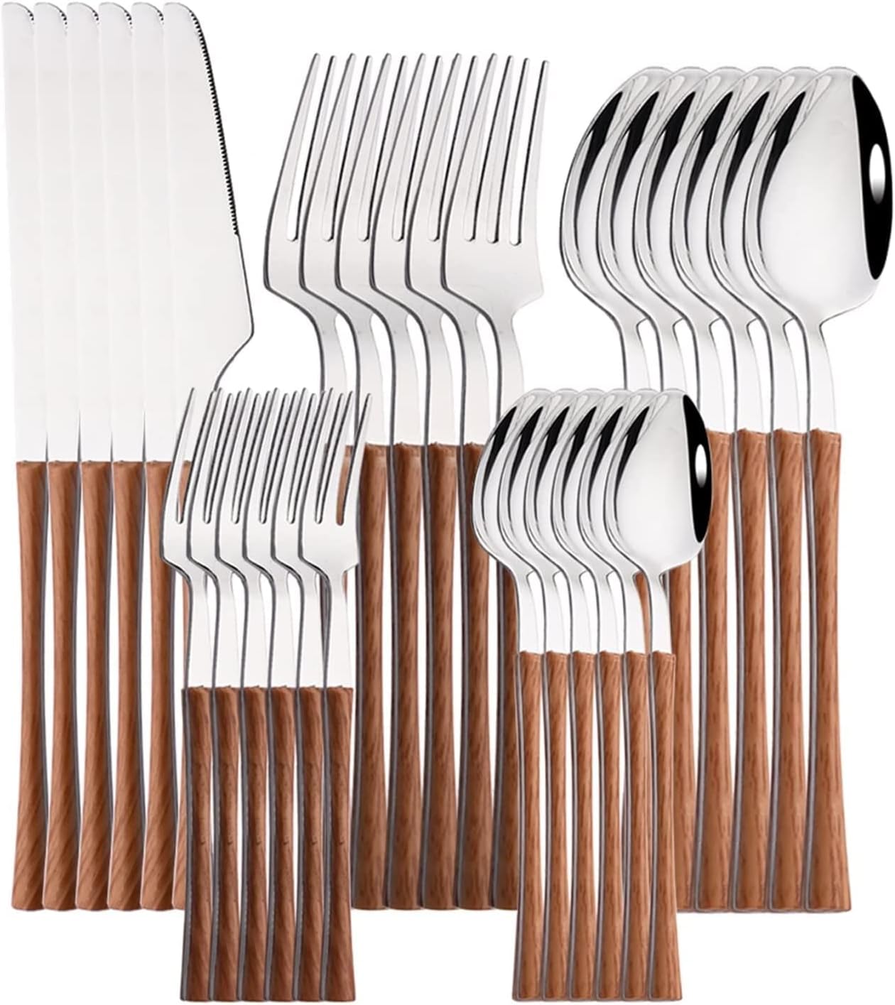 フォークナイフスプーンセット6 / 30pcsステンレススチール食器カトラリーSES光沢のある銀製品の食器西洋料理ホームナイフフォークティースプーンフラットウェアステンレス鋼 フォークナイフスプーンセット6 / 30pcsステンレススチール食器カトラリーSES光沢のある銀製品の食器西洋料理ホームナイフフォークティースプーンフラットウェアステンレス鋼