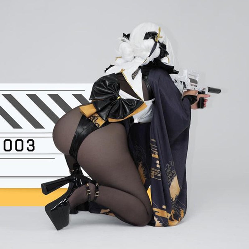 Blanc ゴスプレッションコスプレ衣装,コスプレウィッグ ,ホワイトバニー着物,フルセット,セクシースーツ,ゲームユニフォーム,ハロウィーン,カーニバルドレス