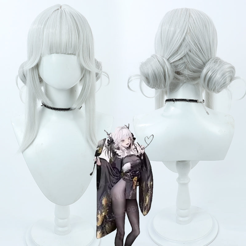 Blanc ゴスプレッションコスプレ衣装,コスプレウィッグ ,ホワイトバニー着物,フルセット,セクシースーツ,ゲームユニフォーム,ハロウィーン,カーニバルドレス