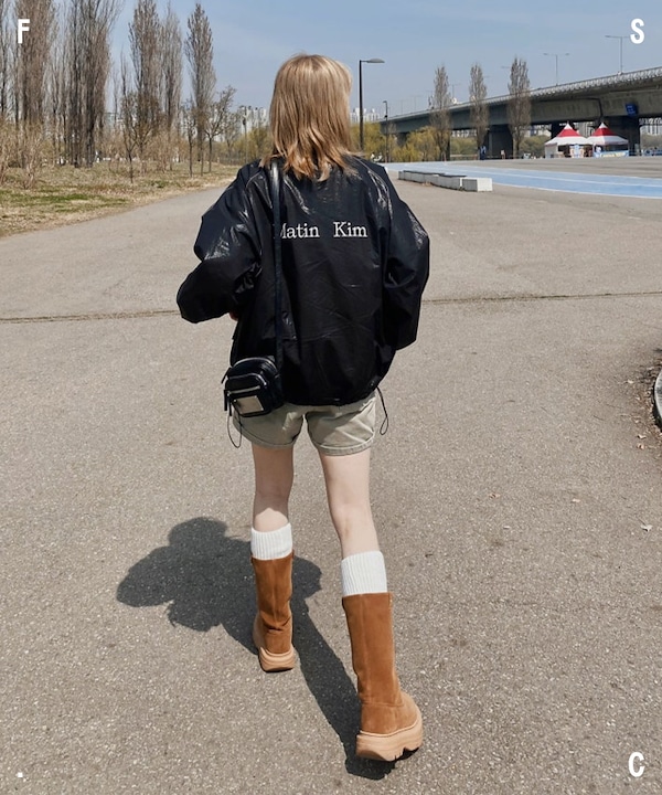 Qoo10 Matin Kim MATIN KIM LOGO ジャンパー