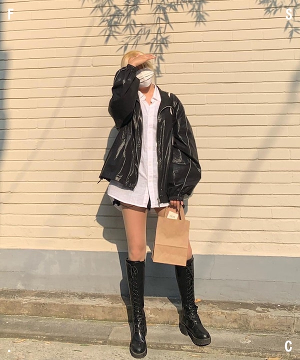 Qoo10 Matin Kim MATIN KIM LOGO ジャンパー