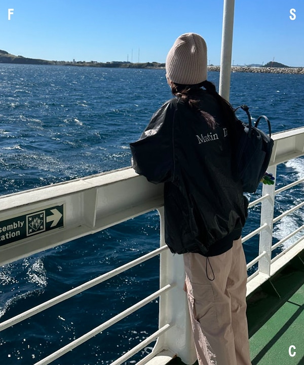 Qoo10 Matin Kim MATIN KIM LOGO ジャンパー