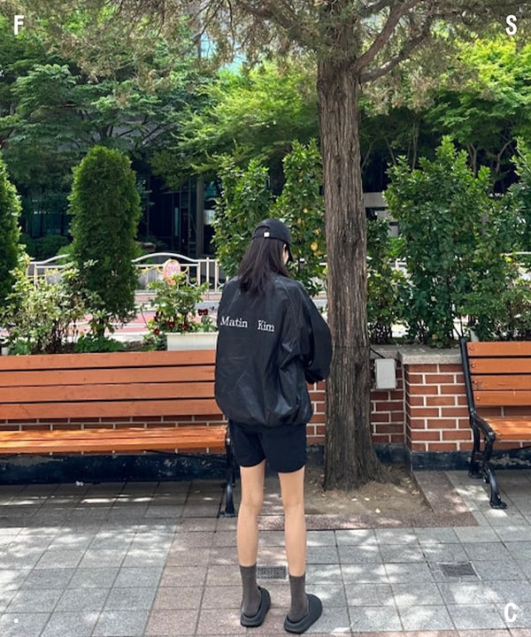 Qoo10 Matin Kim MATIN KIM LOGO ジャンパー