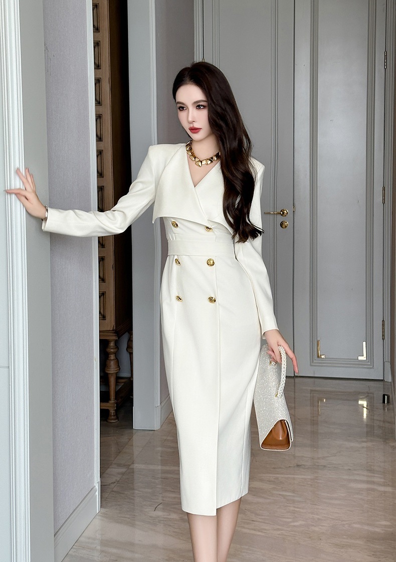 JY.上品 春冬 通勤 スーツワンピース 女王風 ダブルブレスト パーティードレス キャバ 着痩せ 大人 同窓会 披露宴 卒業式 結婚式 演奏会 ウェディング 二次会 JY.上品 春冬 通勤 スーツワンピース 女王風 ダブルブレスト パーティードレス キャバ 着痩せ 大人 同窓会 披露宴 卒業式 結婚式 演奏会 ウェディング 二次会