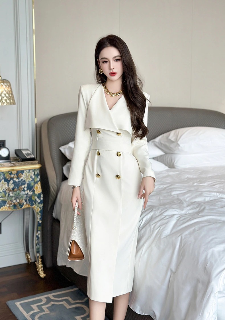 JY.上品 春冬 通勤 スーツワンピース 女王風 ダブルブレスト パーティードレス キャバ 着痩せ 大人 同窓会 披露宴 卒業式 結婚式 演奏会 ウェディング 二次会 JY.上品 春冬 通勤 スーツワンピース 女王風 ダブルブレスト パーティードレス キャバ 着痩せ 大人 同窓会 披露宴 卒業式 結婚式 演奏会 ウェディング 二次会