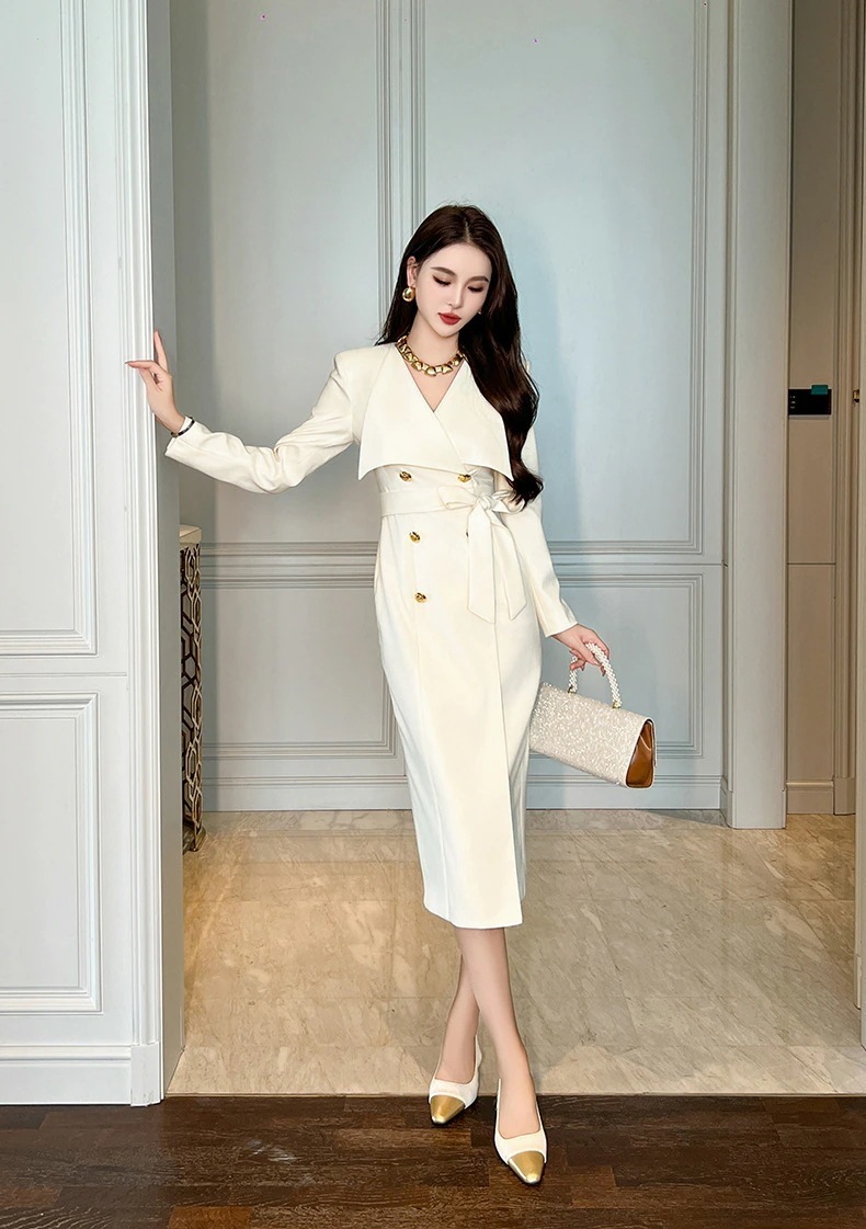 JY.上品 春冬 通勤 スーツワンピース 女王風 ダブルブレスト パーティードレス キャバ 着痩せ 大人 同窓会 披露宴 卒業式 結婚式 演奏会 ウェディング 二次会 JY.上品 春冬 通勤 スーツワンピース 女王風 ダブルブレスト パーティードレス キャバ 着痩せ 大人 同窓会 披露宴 卒業式 結婚式 演奏会 ウェディング 二次会