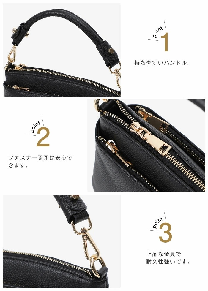 ショルダーバッグ 本革 レディース 斜め掛け 軽量 ミニショルダーバッグ 斜めがけ 本革 ショルダーバッグ ポシェット 大人可愛い 2way ワンハンドル 多ポケット レザー ミニバッグ ミニショルダ