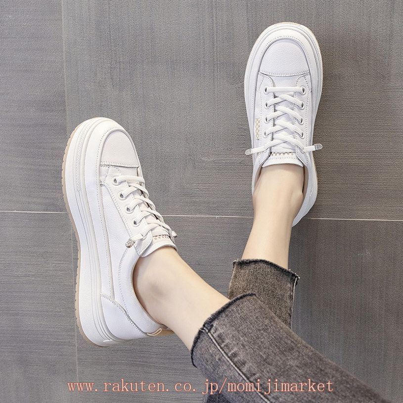 クーポン レディース スニーカー 疲れない スリッポン 厚底 スニーカー 靴 レディース レースアップ スニーカー ぺたんこ 厚底スニーカー 歩きやすい 編み上げ 厚底スニーカー ファッション靴 カジ