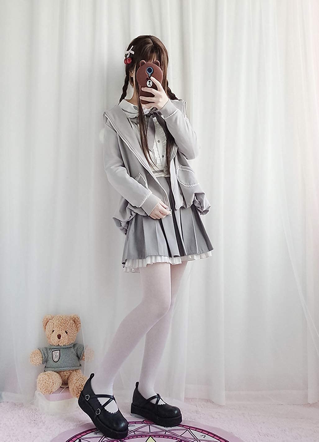 制服 ワンピース ロリータ コスプレ 女子高生 女装 ロリータ服 大きいサイズ 森ガール ワンピース