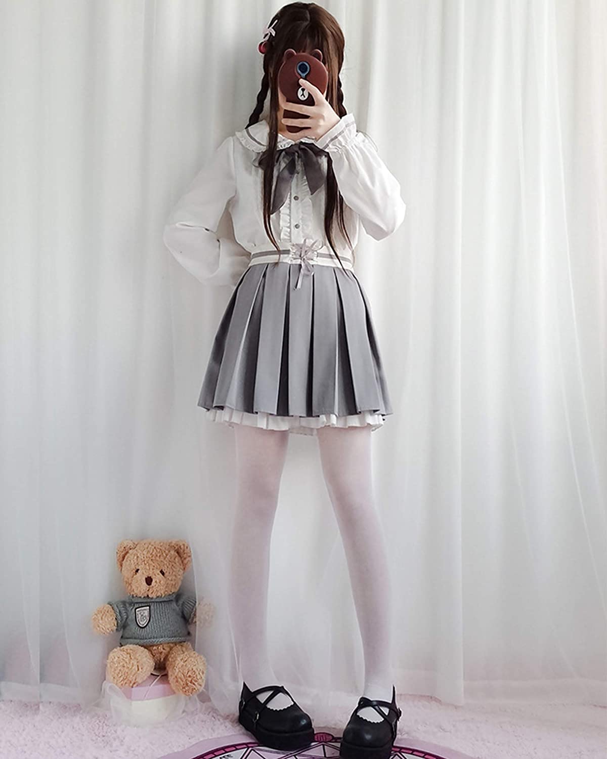 制服 ワンピース ロリータ コスプレ 女子高生 女装 ロリータ服 大きいサイズ 森ガール ワンピース