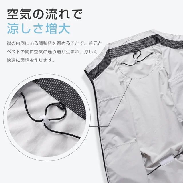 空調作業服 空調ベスト ファン2個付き フードベスト メンズ レディース 夏 暑さ対策 空調ウェア 大風量 3段階風量 UVカット 男女兼用 空調作業服 空調ベスト ファン2個付き フードベスト メンズ レディース 夏 暑さ対策 空調ウェア 大風量 3段階風量 UVカット 男女兼用