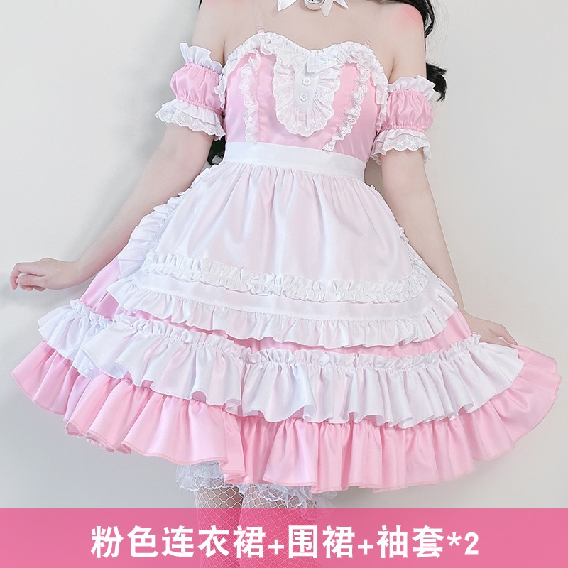【2枚購入で1oo円OFF】【全シリーズ発売中】 【値引き中】日韓セクシーメイド服コスプレ女装アニメコスプレメイドlolitaカフェワンピース