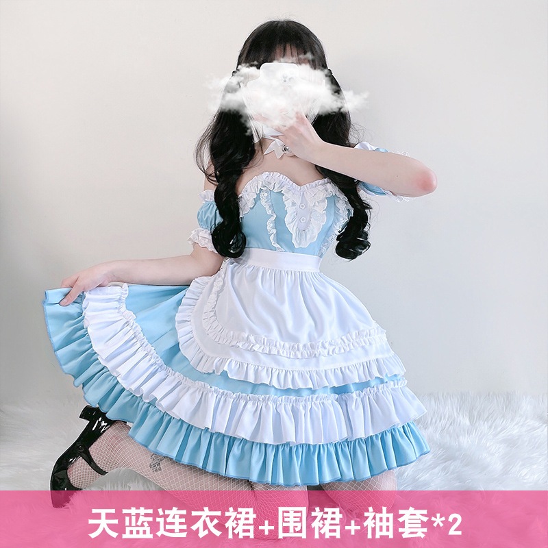 【2枚購入で1oo円OFF】【全シリーズ発売中】 【値引き中】日韓セクシーメイド服コスプレ女装アニメコスプレメイドlolitaカフェワンピース