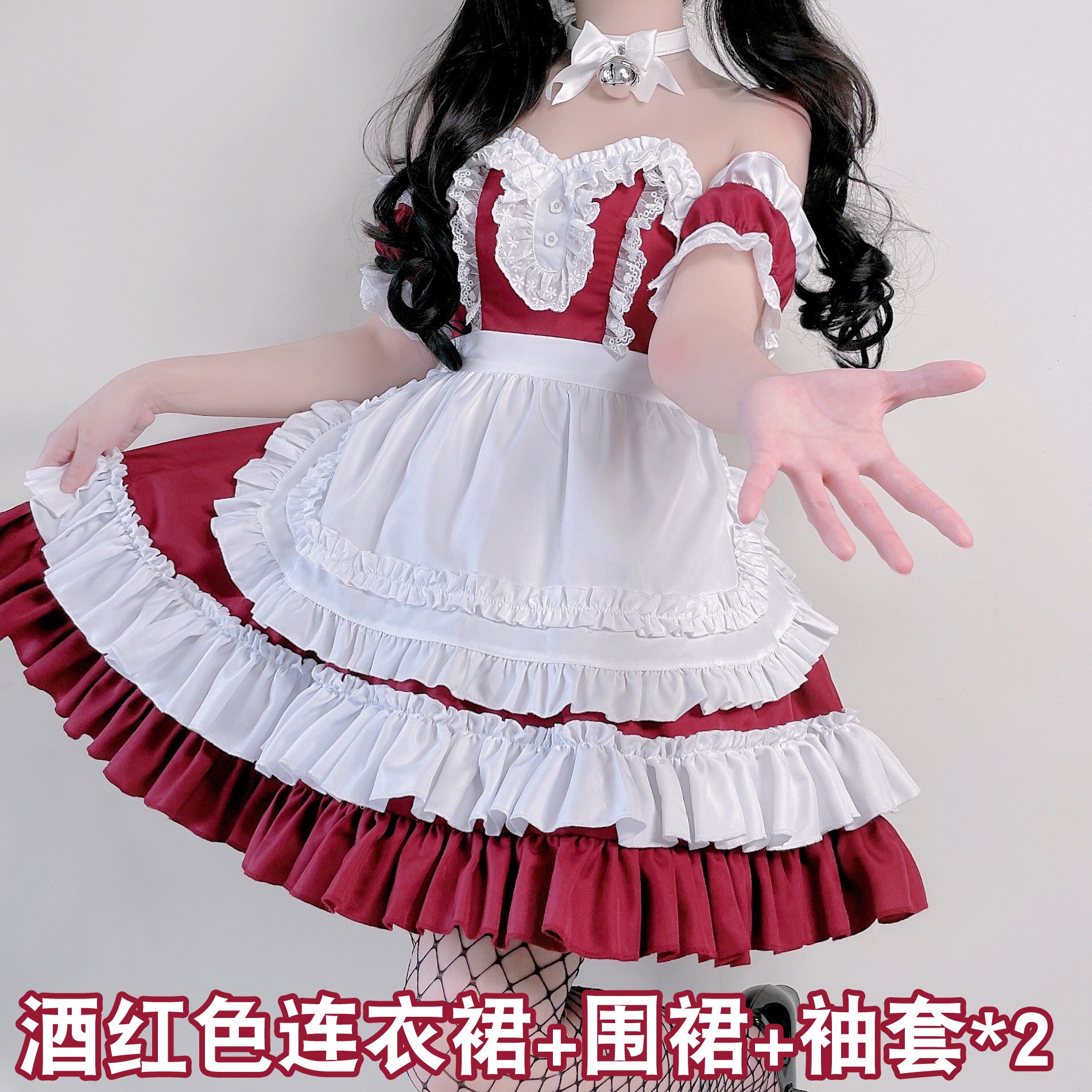【2枚購入で1oo円OFF】【全シリーズ発売中】 【値引き中】日韓セクシーメイド服コスプレ女装アニメコスプレメイドlolitaカフェワンピース