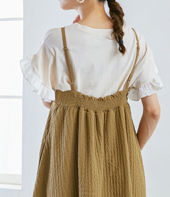 【即納】春 夏 ジャガード ワンピース レディース キャミワンピース フレア ギャザー シャーリング ゴム 体型カバー ロング ロング丈 キャミワンピ エンボス 凹凸 ぽこぽこ ロングワンピース 【即納】春 夏 ジャガード ワンピース レディース キャミワンピース フレア ギャザー シャーリング ゴム 体型カバー ロング ロング丈 キャミワンピ エンボス 凹凸 ぽこぽこ ロングワンピース