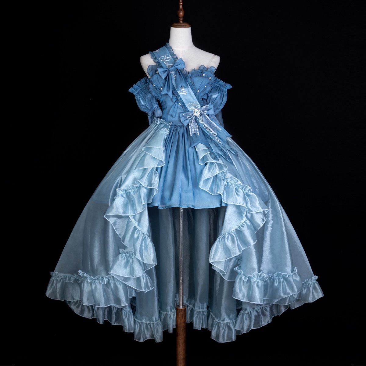 正規品デザイン海洋心ワンピース洋服ロリータ尾引き花嫁ドレス 正規品デザイン海洋心ワンピース洋服ロリータ尾引き花嫁ドレス