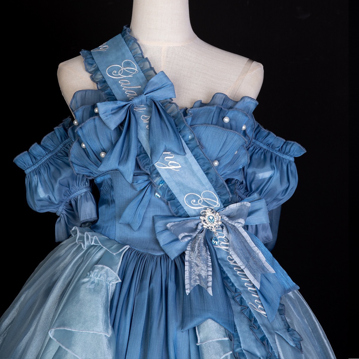 正規品デザイン海洋心ワンピース洋服ロリータ尾引き花嫁ドレス 正規品デザイン海洋心ワンピース洋服ロリータ尾引き花嫁ドレス