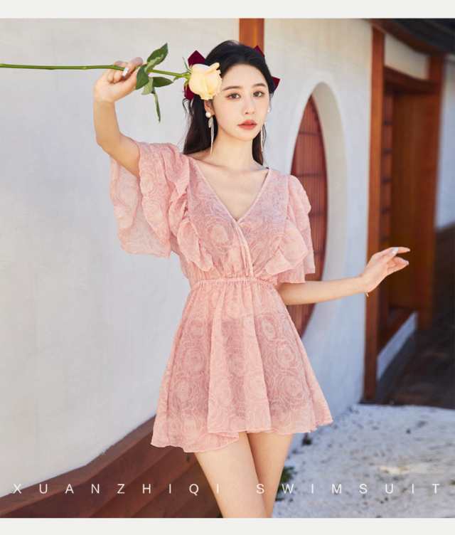 2025新作 水着 レディース 体型カバー ３点セット ビキニ オールインワン ショートパンツ一 スカート お洒落 おしゃれ キレイ かわいい セクシー おしゃれ ビキニ水着 ファション タンキニ