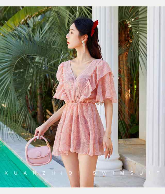 2025新作 水着 レディース 体型カバー ３点セット ビキニ オールインワン ショートパンツ一 スカート お洒落 おしゃれ キレイ かわいい セクシー おしゃれ ビキニ水着 ファション タンキニ