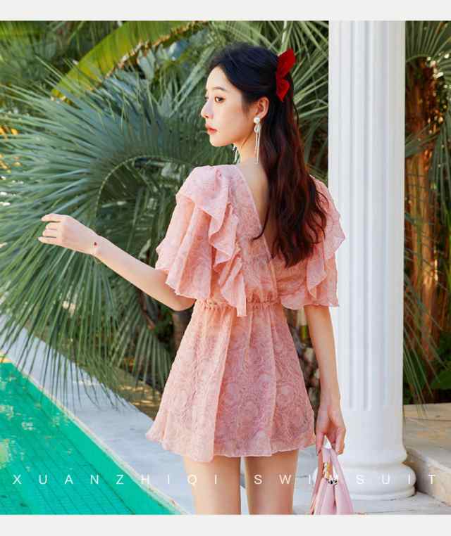 2025新作 水着 レディース 体型カバー ３点セット ビキニ オールインワン ショートパンツ一 スカート お洒落 おしゃれ キレイ かわいい セクシー おしゃれ ビキニ水着 ファション タンキニ