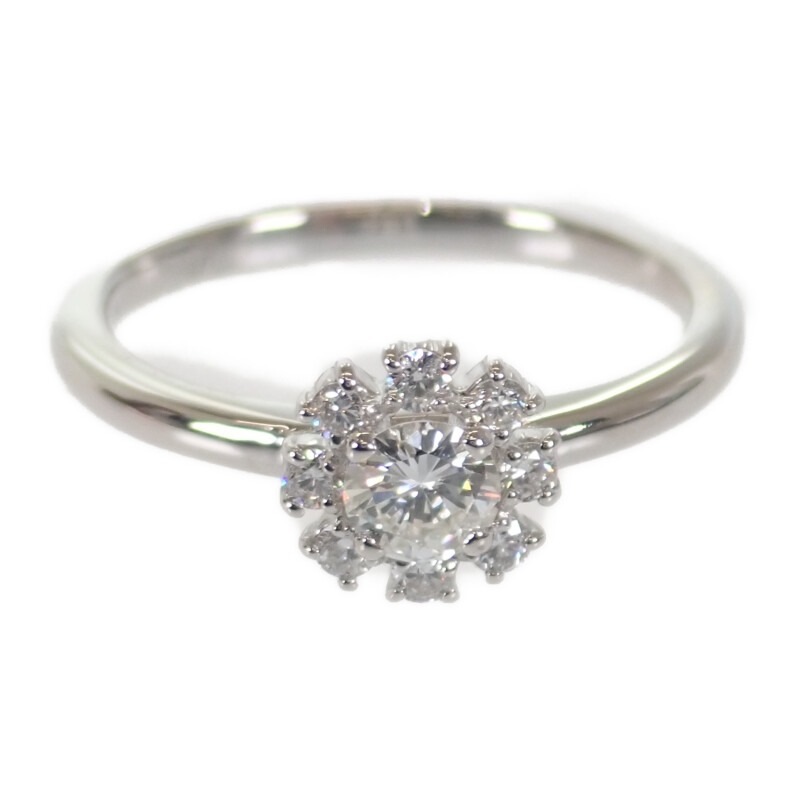 【no brand】デザイン ジュエリー フラワー リング Pt900プラチナ 10号 ダイヤモンド ダイヤモンド レディース 【no brand】デザイン ジュエリー フラワー リング Pt900プラチナ 10号 ダイヤモンド ダイヤモンド レディース