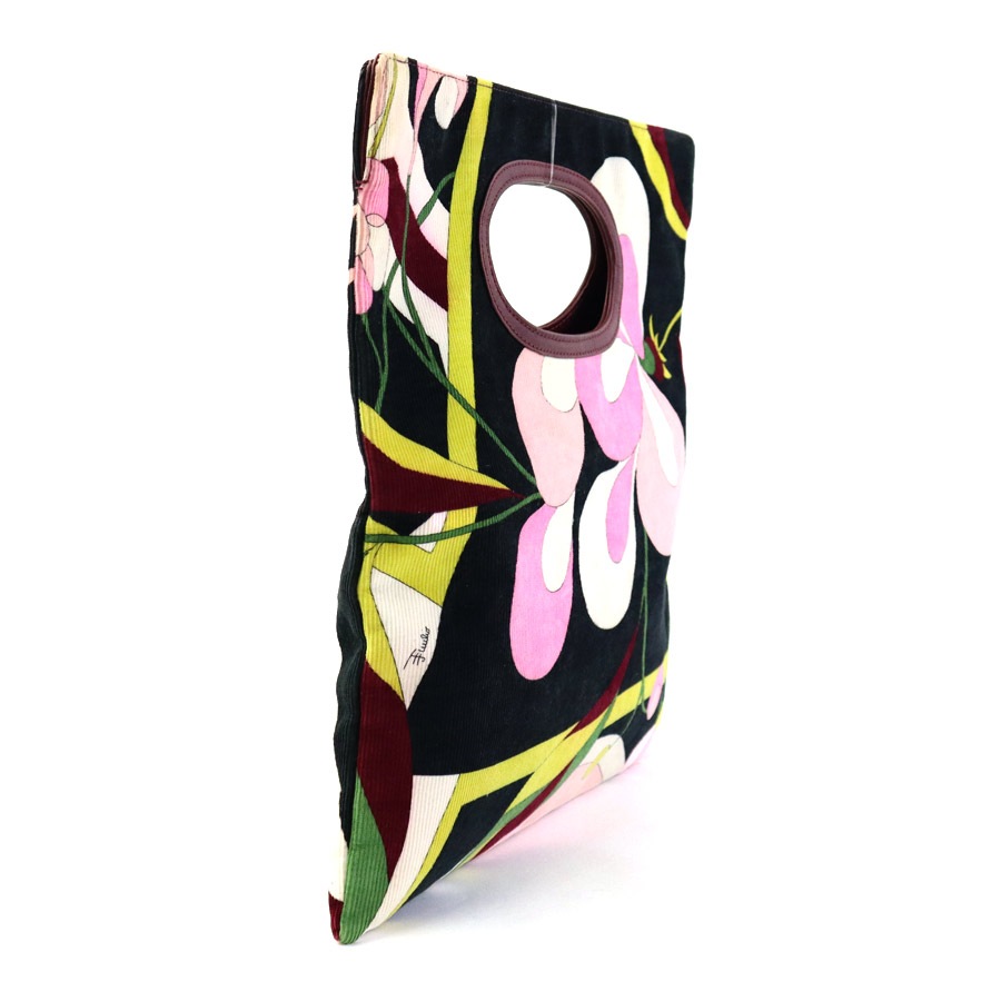 EMILIO PUCCI レザーバッグ　マルチカラー エミリオプッチ 楽天市場】【中古】EMILIO PUCCI トートバッグ エミリオプッチ