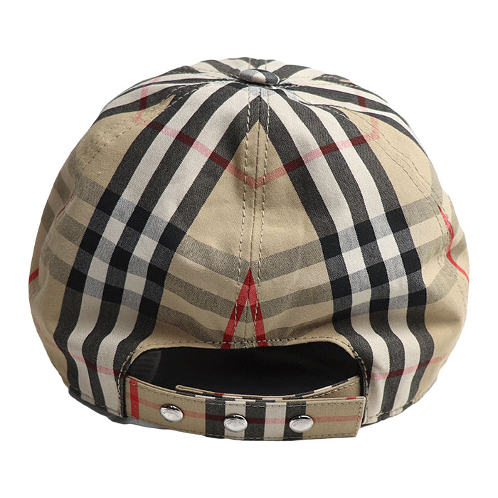 BURBERRY バーバリー TBロゴ ヴィンテージチェック キャップ ベージュ 8027502 56 ユニセックス 中古