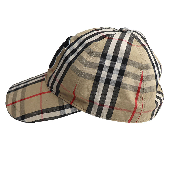 BURBERRY バーバリー TBロゴ ヴィンテージチェック キャップ ベージュ 8027502 56 ユニセックス 中古
