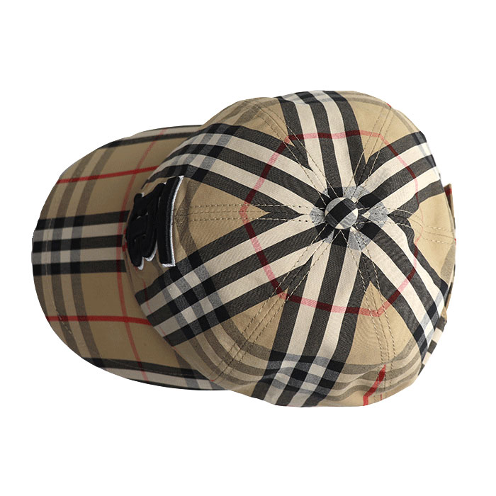 BURBERRY バーバリー TBロゴ ヴィンテージチェック キャップ ベージュ 8027502 56 ユニセックス 中古