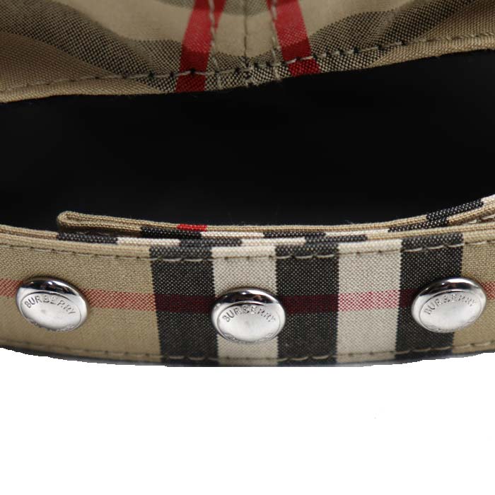 BURBERRY バーバリー TBロゴ ヴィンテージチェック キャップ ベージュ 8027502 56 ユニセックス 中古
